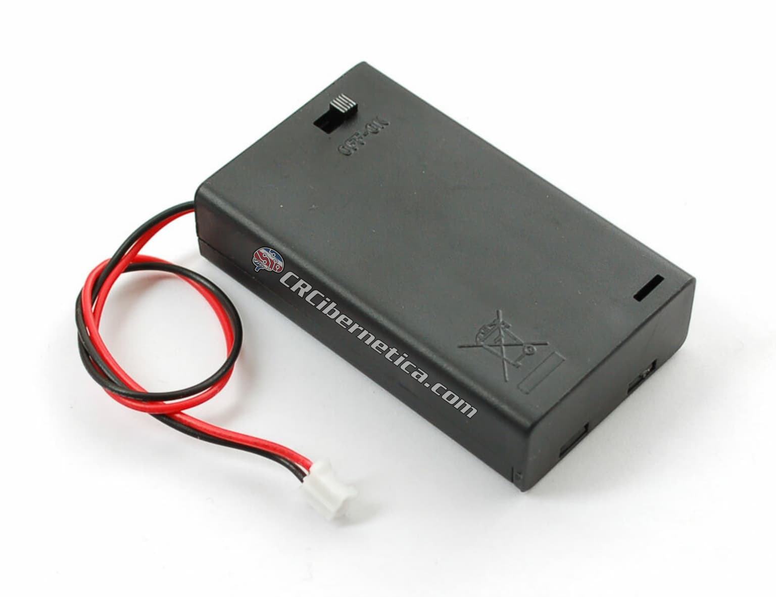 3 x AAA Battery Holder with On/Off Switch and 2-Pin JST