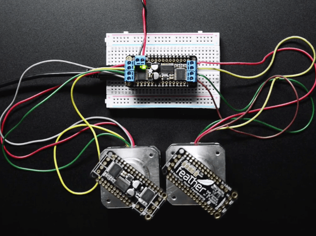 DC Motor + Stepper FeatherWing Add-on For All Feather Boards