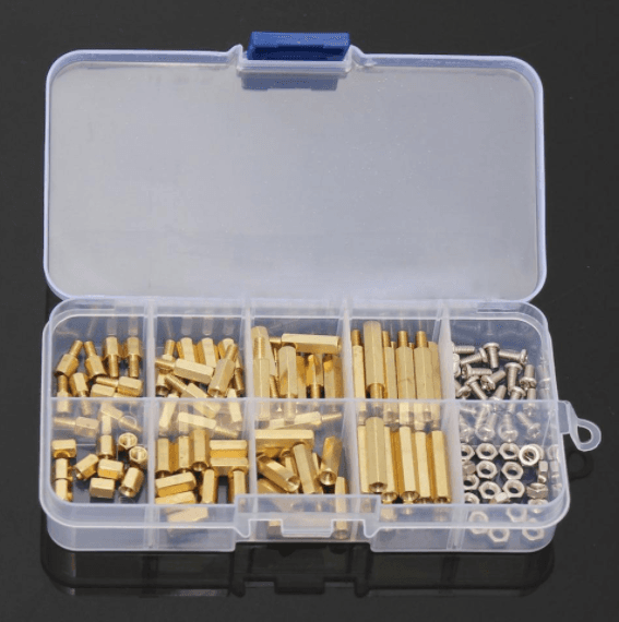 120Pcs M3 Male Female Brass Standoff Kit