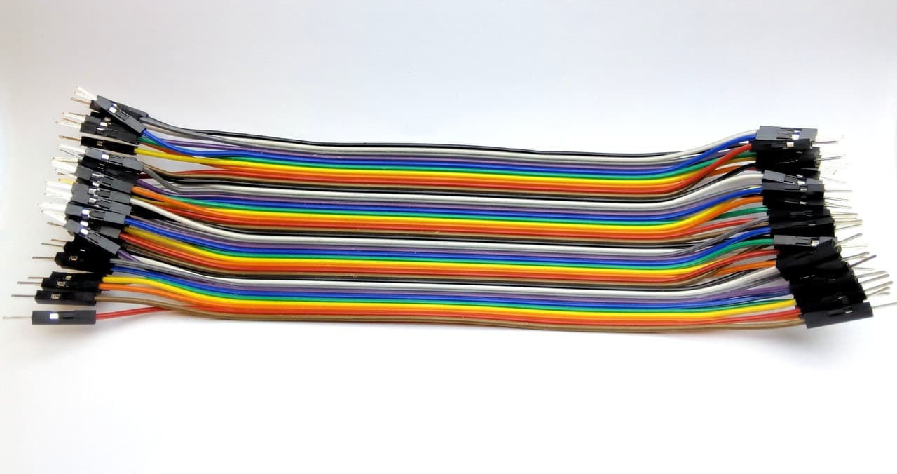 Male to Male Jumper Wire (40 pcs in one bunch)