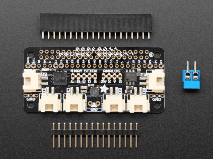 Arcade Bonnet for Raspberry Pi with JST Connectors - Mini Kit