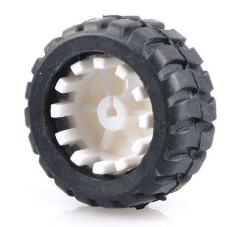 42mm Rubber Wheels for Micro Gearmotors