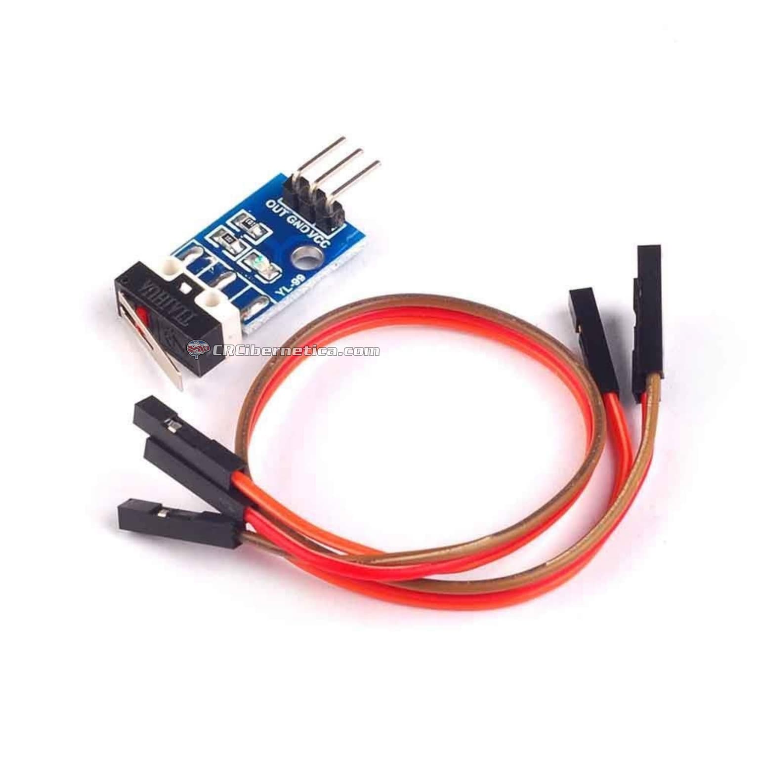 Limit switch end stop module with cable