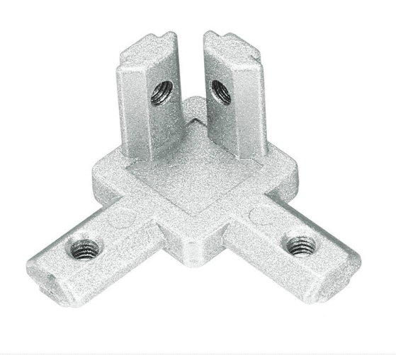 3 Way 90 Degree Inside Bracket for 2020 Extrusion