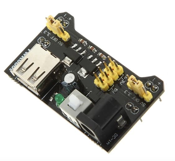 Breadboard power supply module 3V/5V