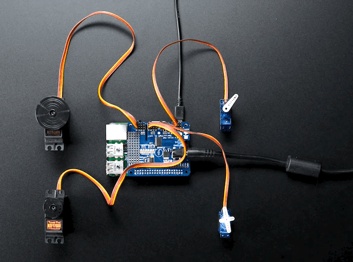 Adafruit 16-Channel PWM / Servo HAT for Raspberry Pi - Mini Kit