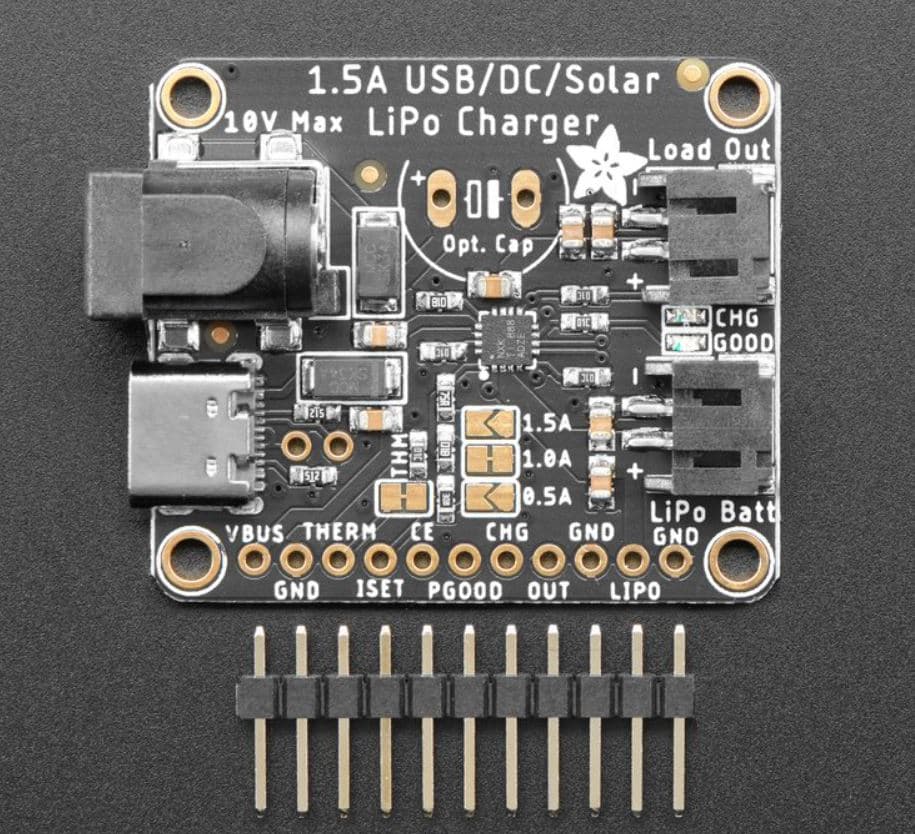 Universal USB / DC / Solar Lithium Ion/Polymer charger - bq24074