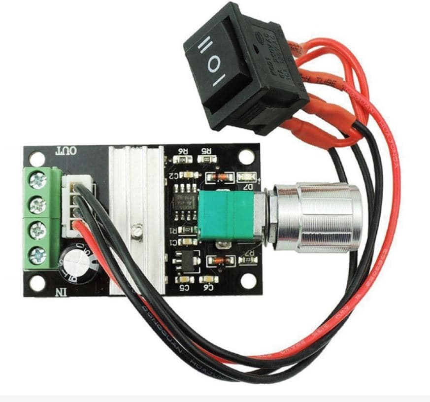 PWM Power Controller 3A with reverse polarity switch