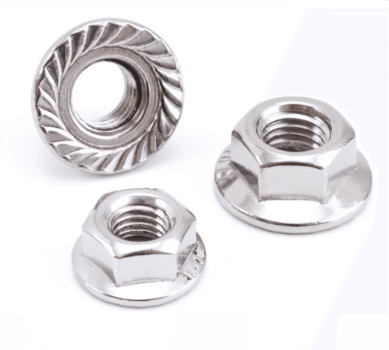 10pcs M5  Hex Flange Nut