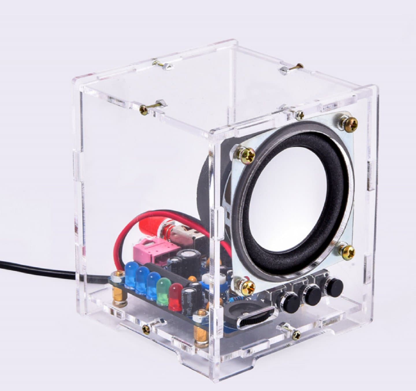 Bluetooth Speaker  with Acrylic (Practice Soldering Kit)