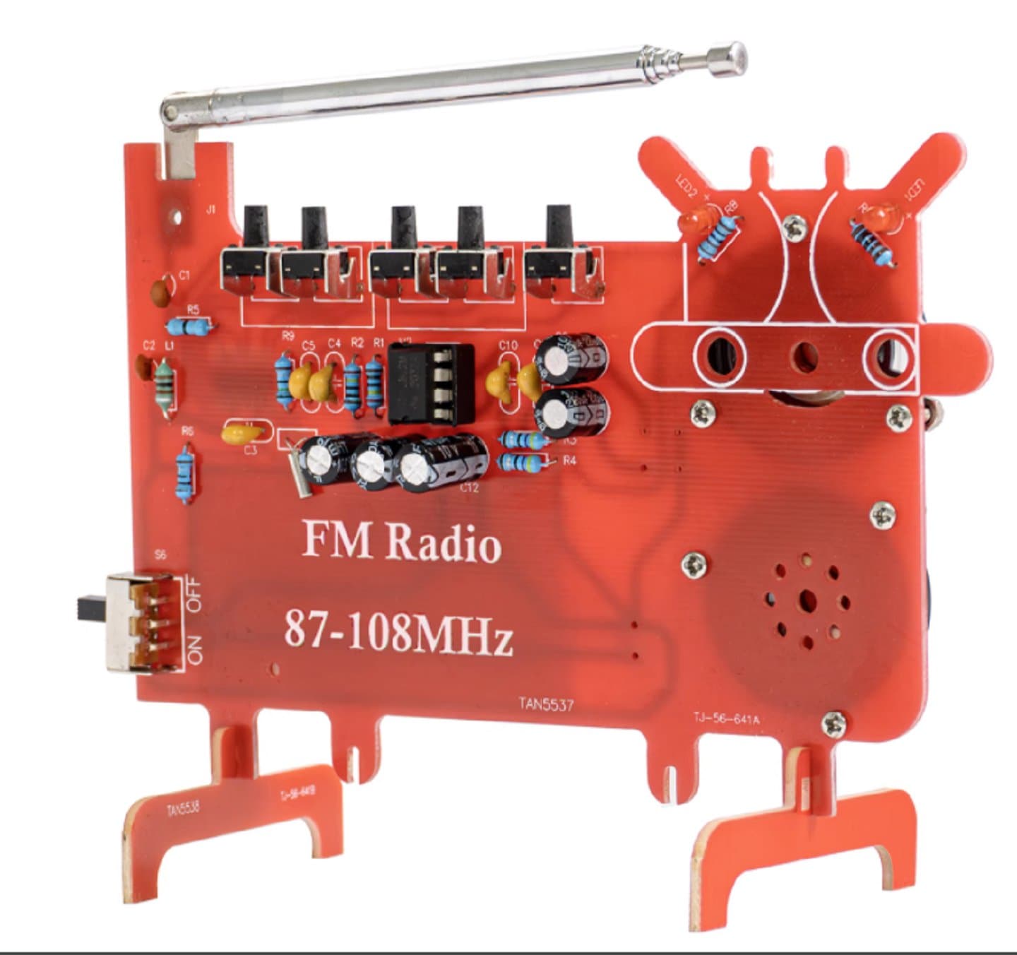 Dual Channel 87-108MHz FM Radio(Soldering Kit)