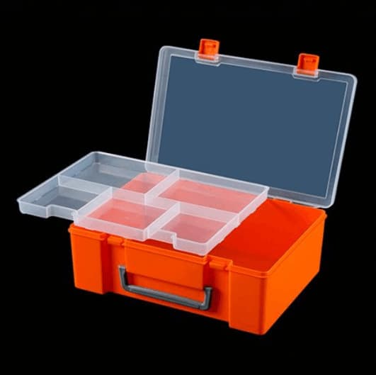 Orange Toolbox 25x19x10cm