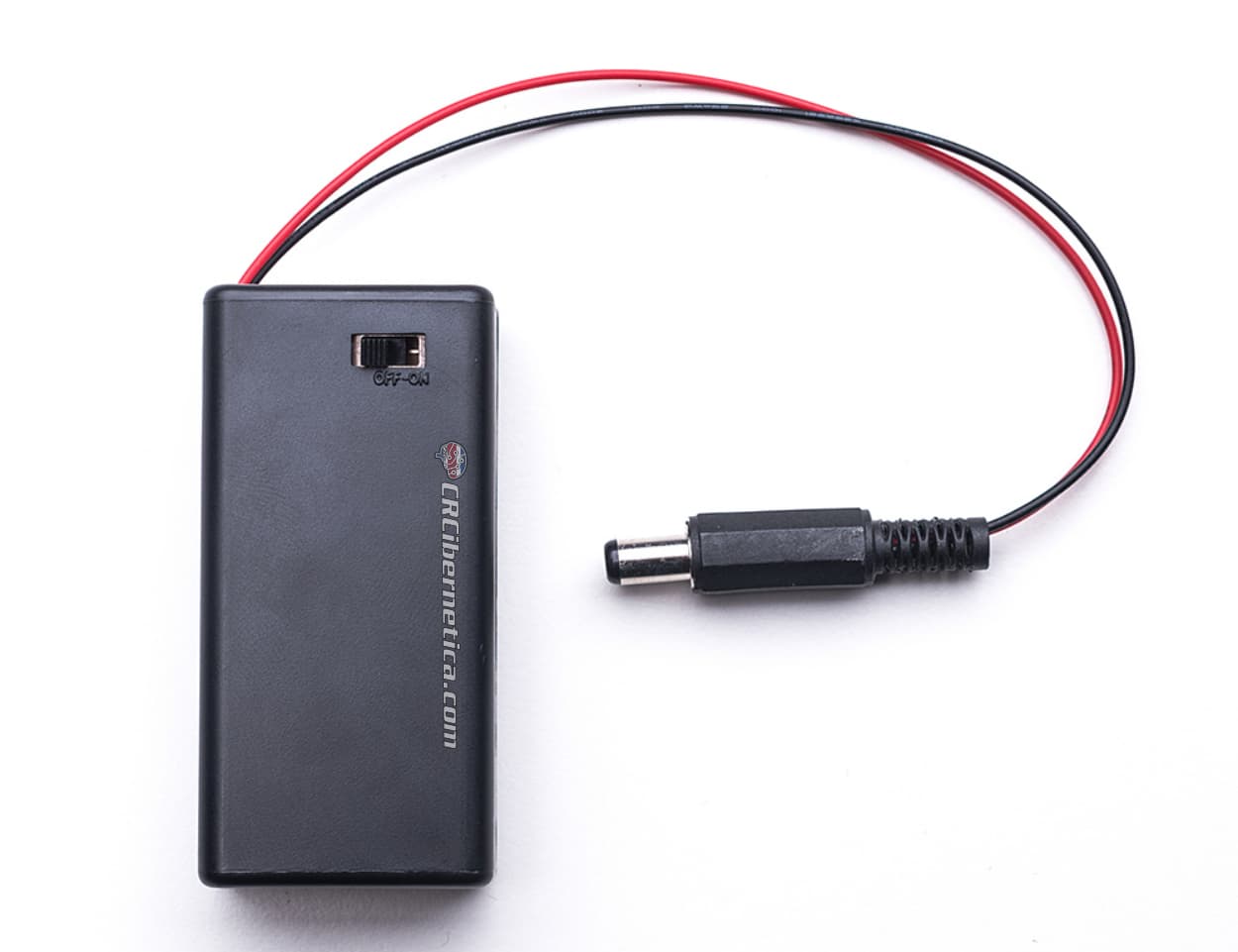 9V battery holder with switch & 5.5mm/2.1mm plug