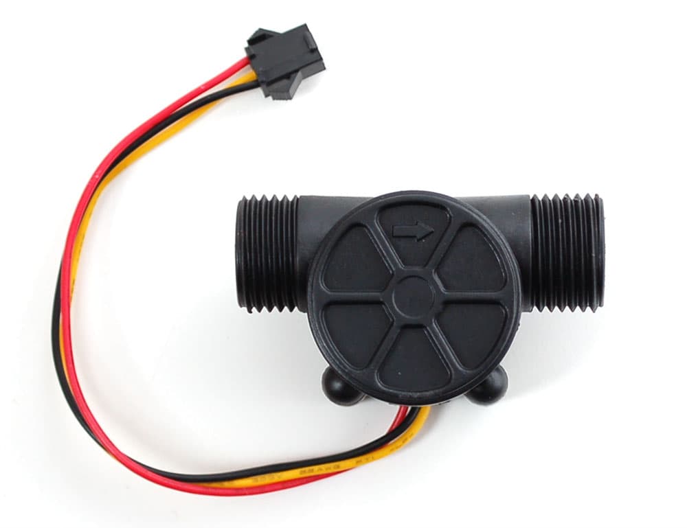 Liquid Flow Meter - Plastic 1/2" NPS Threaded · imagen 1