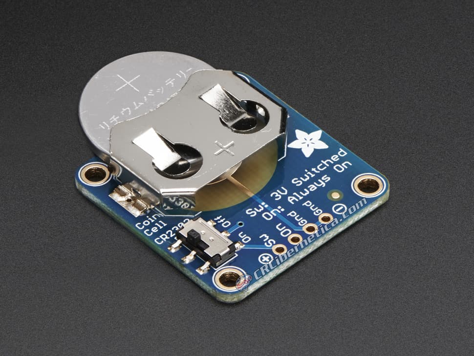 20mm Coin Cell Breakout w/On-Off Switch (CR2032)