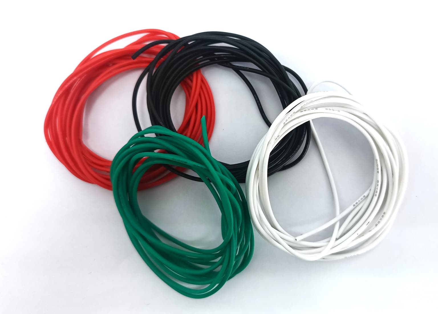 Silicone Cover Stranded-Core Wire - 2m 26AWG · imagen 1