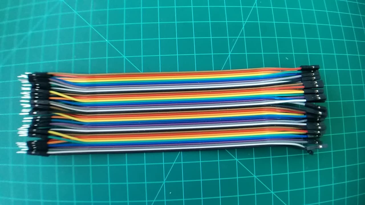 Male to Female Jumper Wire (40 pcs in one bunch) · imagen 1
