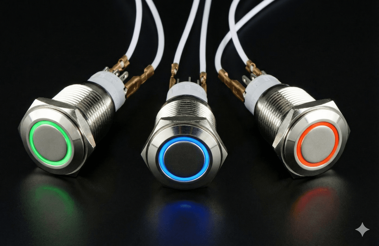 Rugged Metal On/Off Switch - 16mm · imagen 1