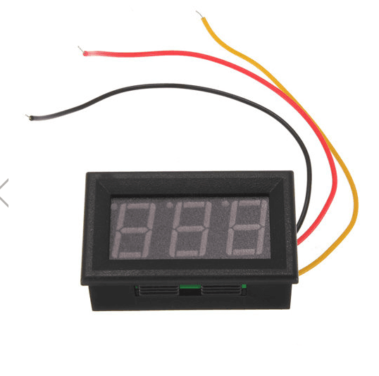 Mini Panel Mount Digital Voltmeter 0-99.9VDC