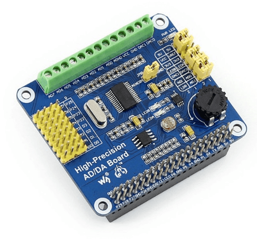 Raspberry Pi High-Precision 24bit AD/DA Expansion Board