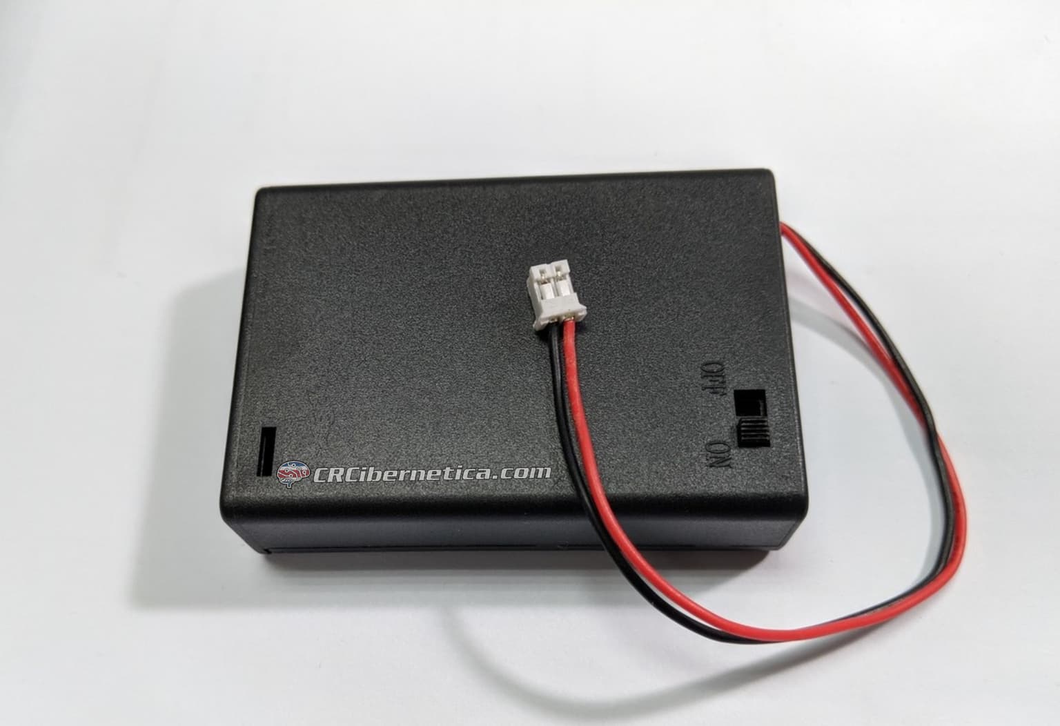 3 X AA Battery Holder with cover & switch JST Connector