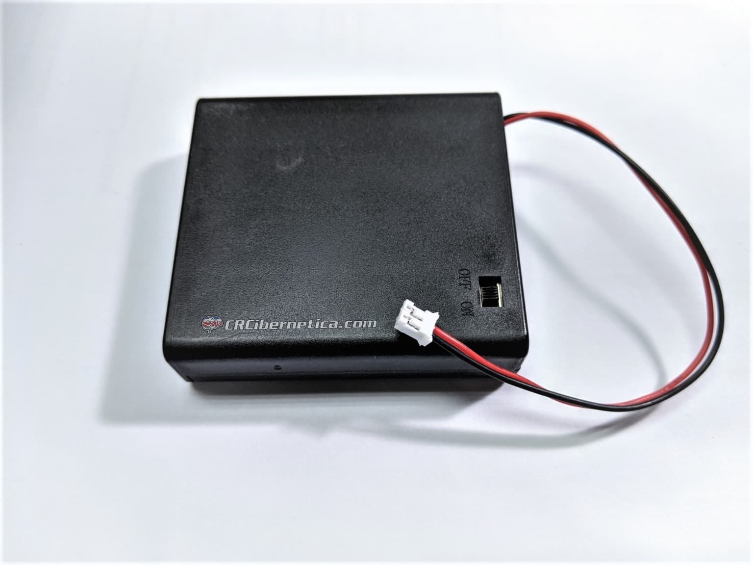 4 X AA Battery Holder with cover & switch JST Connector