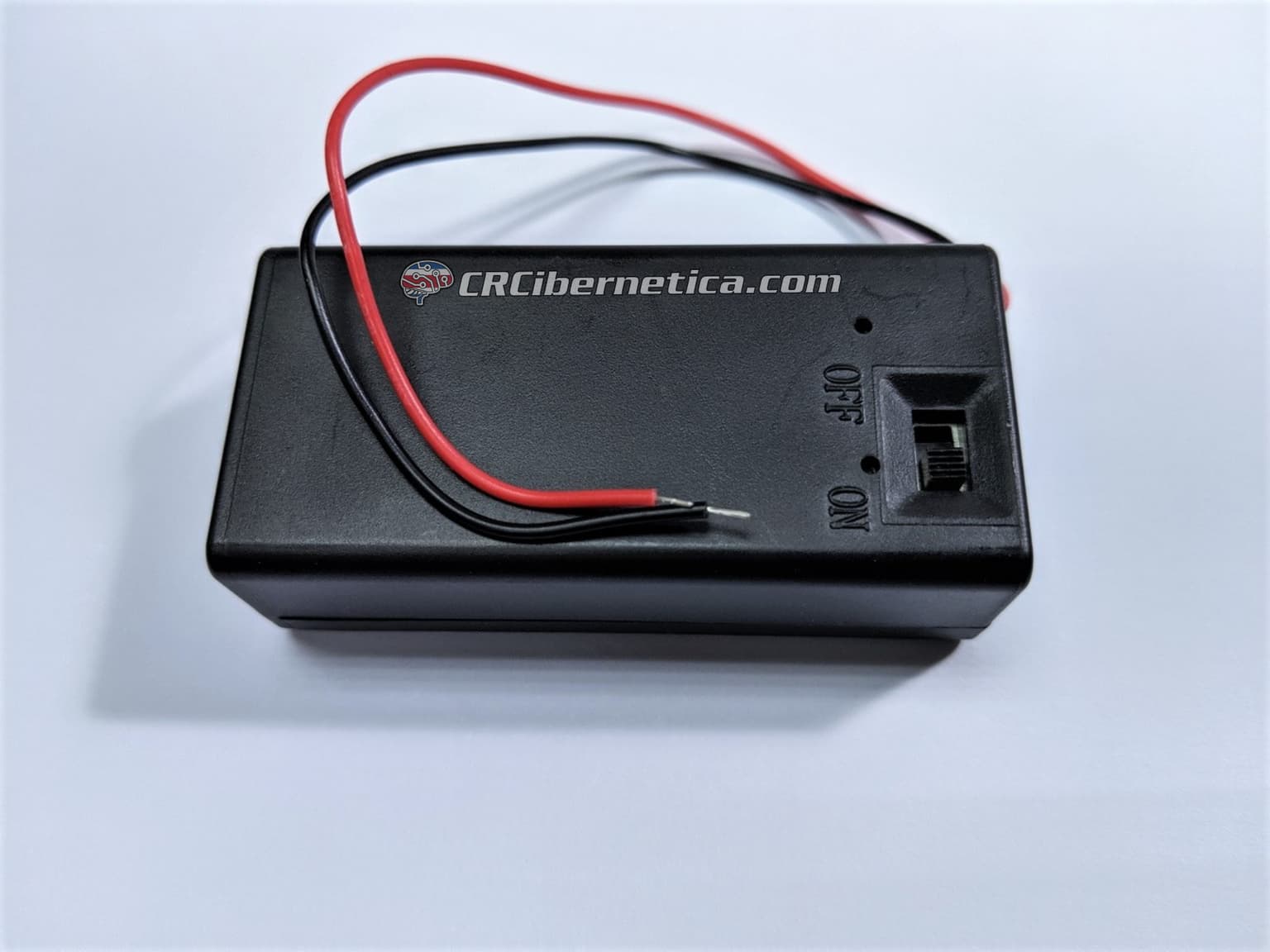 9V Battery Holder with cover and switch