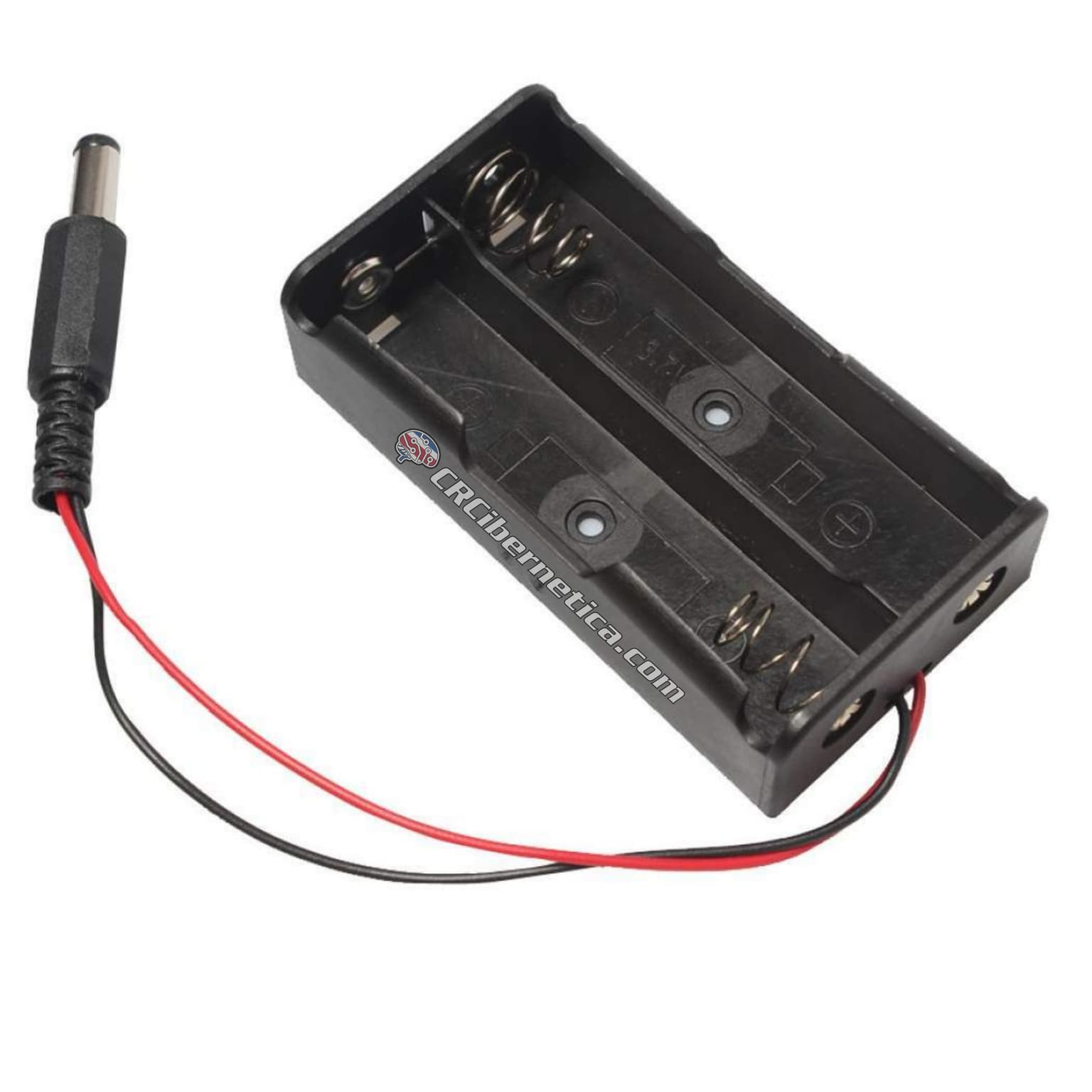 Battery Holder 2 x 18650 with barrel jack