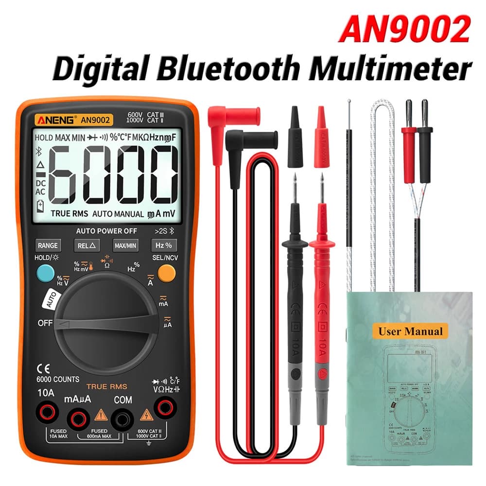 Professional Bluetooth Digital Multimeter AN9002 · imagen 1