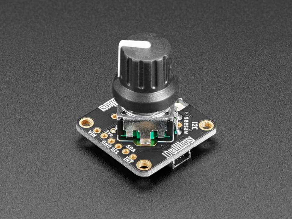 I2C QT Rotary Encoder with NeoPixel - STEMMA QT / Qwiic · imagen 1
