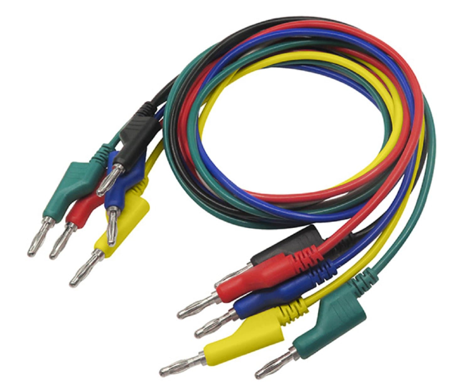 Silicone Banana Plug Test Probe Cable (5 pack)