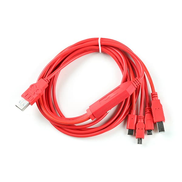 4-in-1 Multi-USB Cable - USB-A Host · imagen 1