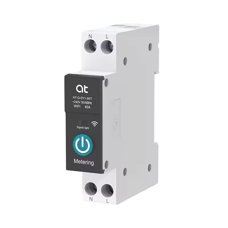 Single Phase Wifi Breaker with Energy Meter (40A)