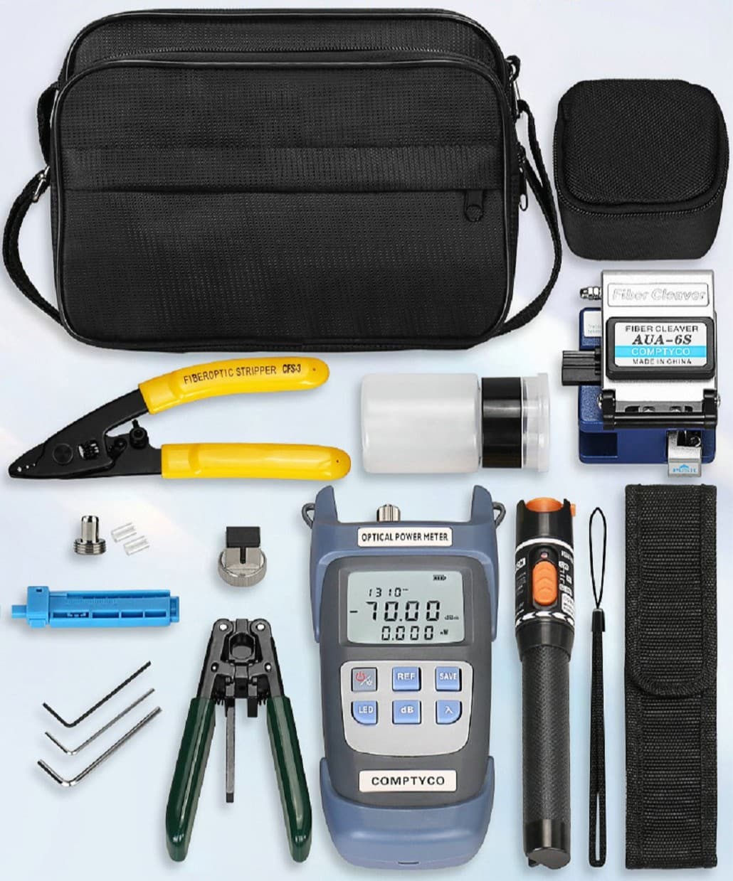 Fiber Optic Tool Kit with Fiber Cleaver · imagen 1