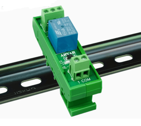 1 Channel Relay Module with DIN Rail Mount · imagen 1